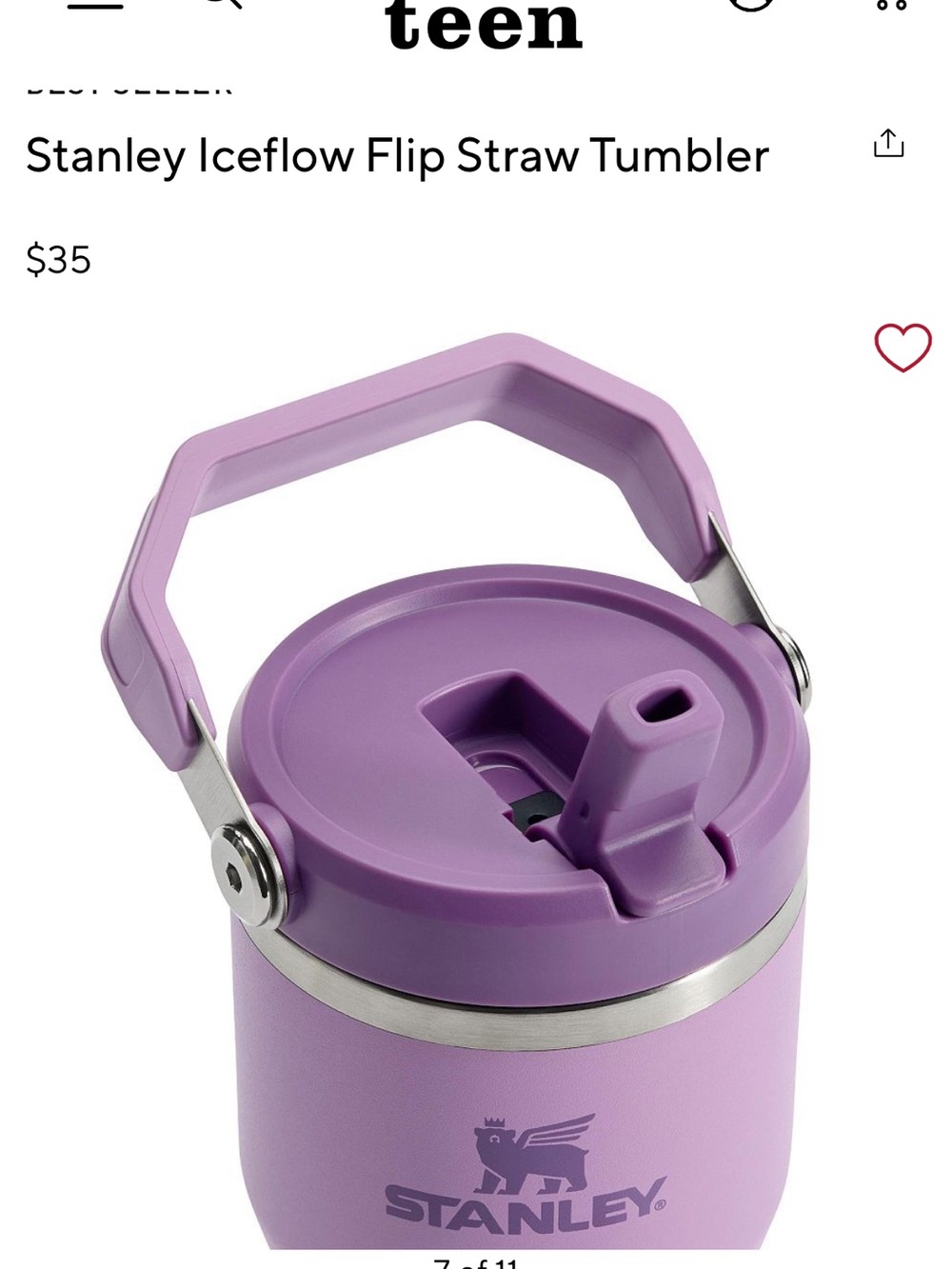 NWT Stanley The IceFlow™ Flip Straw
Tumbler 30 oz - Picture 2 of 3